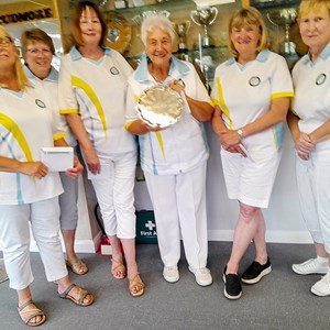 Winning Team - Coopers Cuties - Ellen David, Helen Bender, Pat Charlton, Jan Cooper, Joy Granat and Maureen Muddle