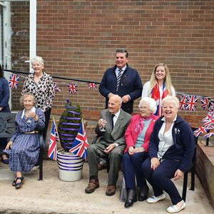 Whixall Social Centre Commemorative Bench Unveiling 29 May 22