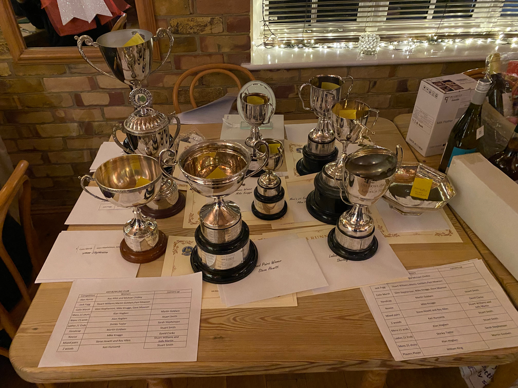 Ash Bowling Club Presentation Evening 2025