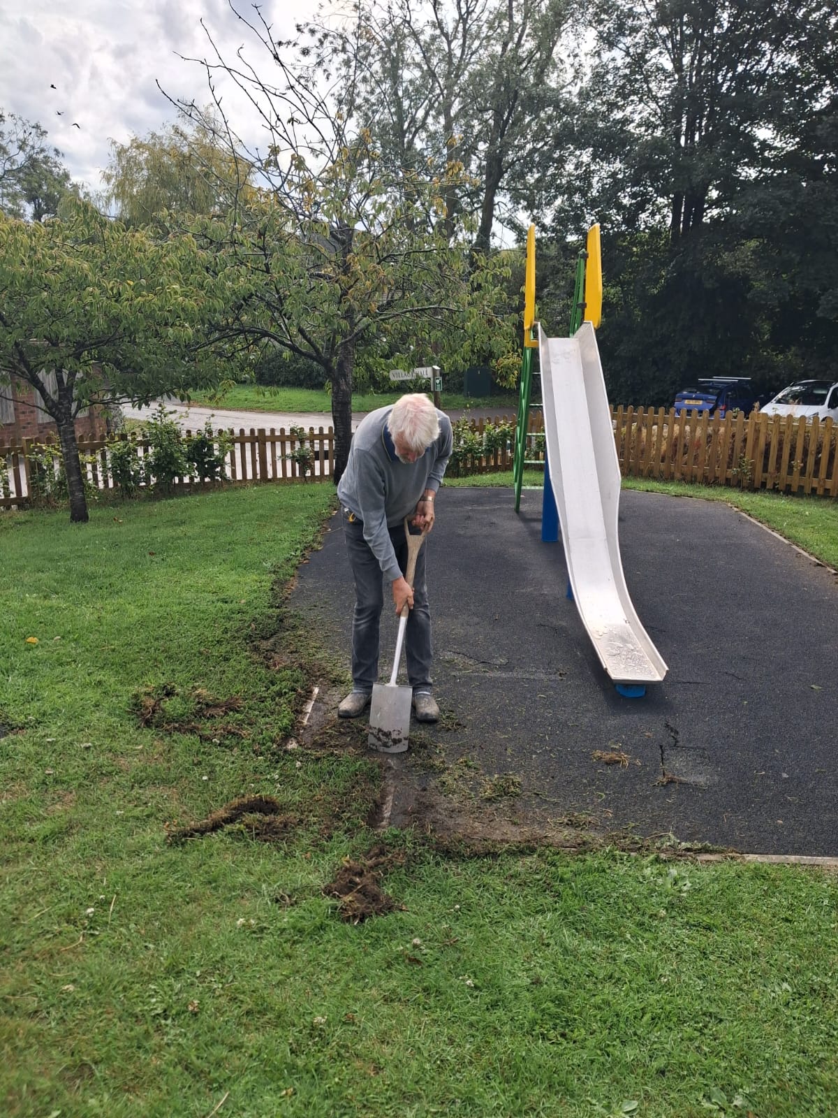 Martinstown Village Hall Playground Clear Up on 7 Sept 2025