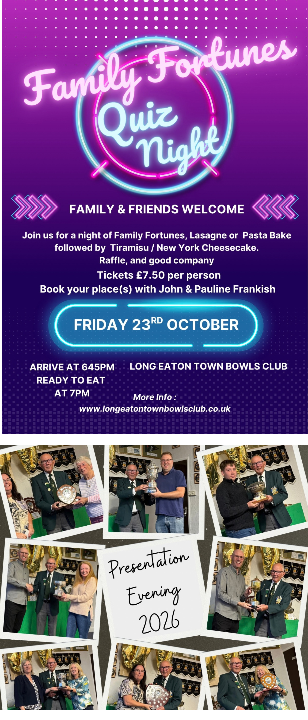 Long Eaton Town Bowls Club Home