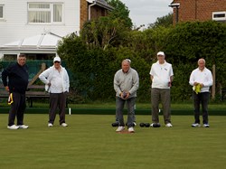 Bletchley St. Martins Bowls Club Team practice