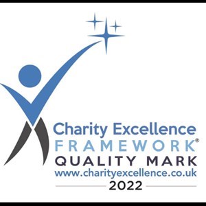 Image of the Charity Excellence Framework Quality Mark awarded in 2022