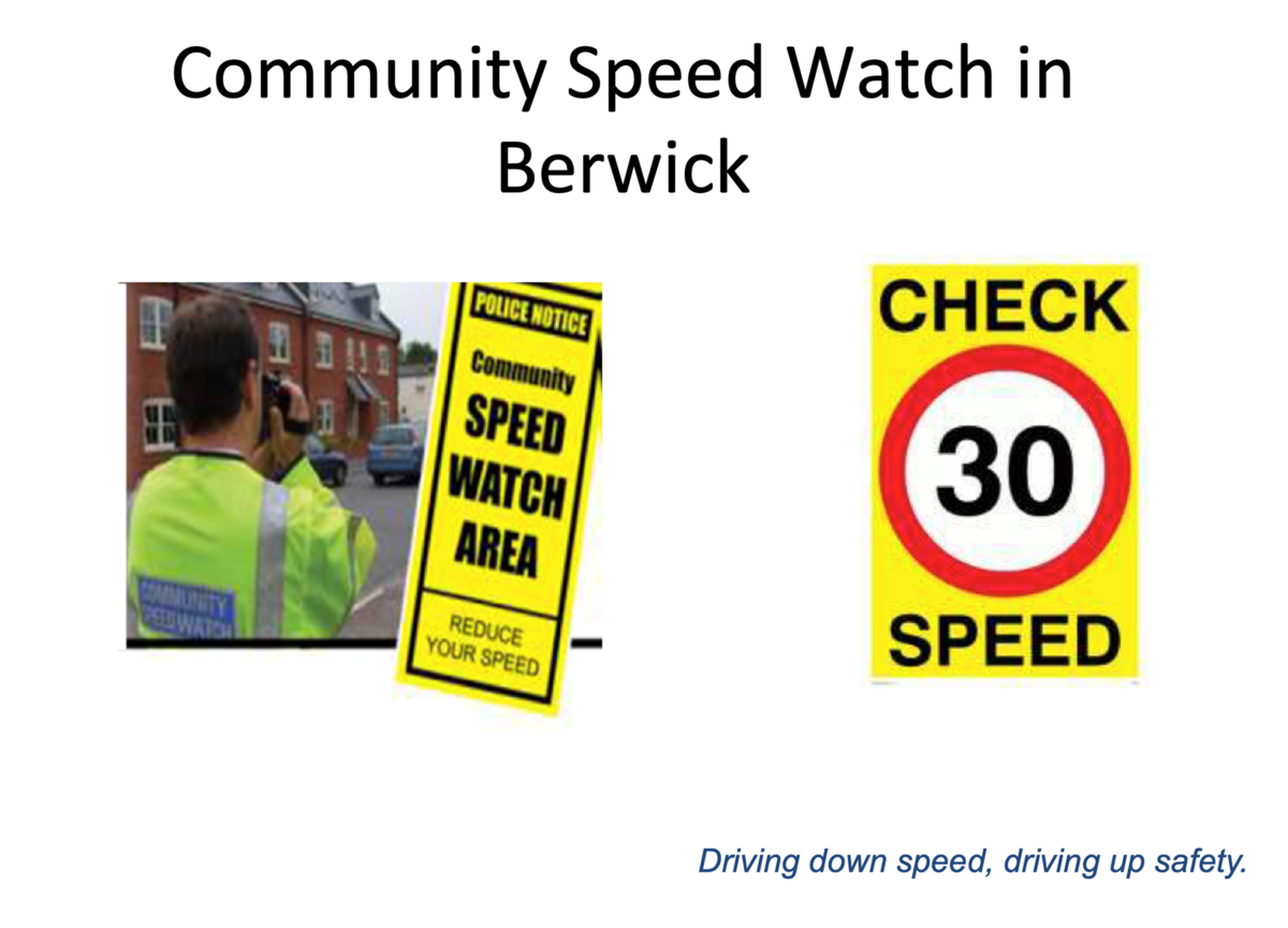 Community Speedwatch in Berwick