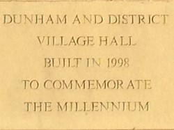 Dunham & district Village Hall Village Hall History