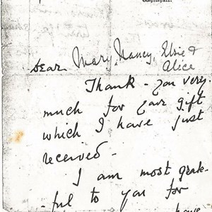 1942 April Letter from Clementine Churchill