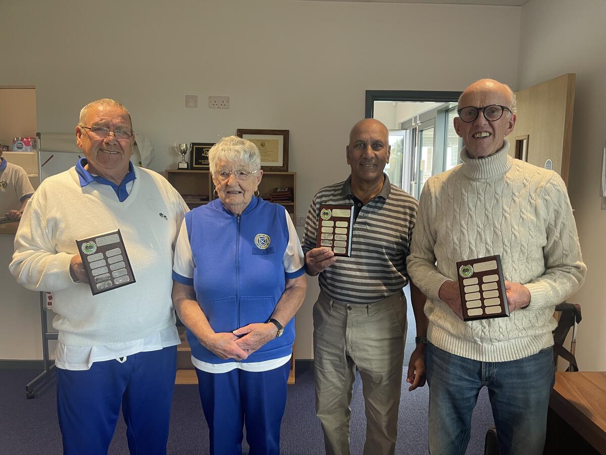 Club Triples winners, Eddy Thackeray, Brian Parkes and Brian Roberts