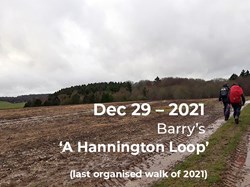 Barry's 'A Hannington Loop' – Dec 29 – 2021.