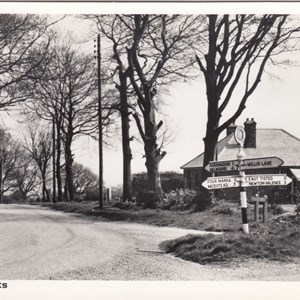 Brightstone Lane, Willis Lane Cross Roads c1955