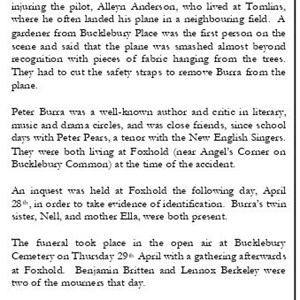 Bucklebury History Group Past Events Compendium
