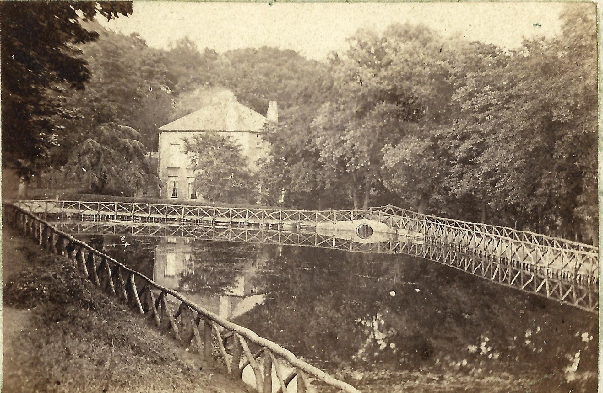 The pond and Plantation House 1860
