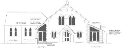 Architect’s Drawing of Redeveloped Chapel