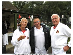 L to R: Geoff Godden, Roger Wood and Ernie Stow