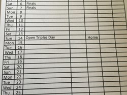 Castle Cary Bowls Club Fixtures 2025
