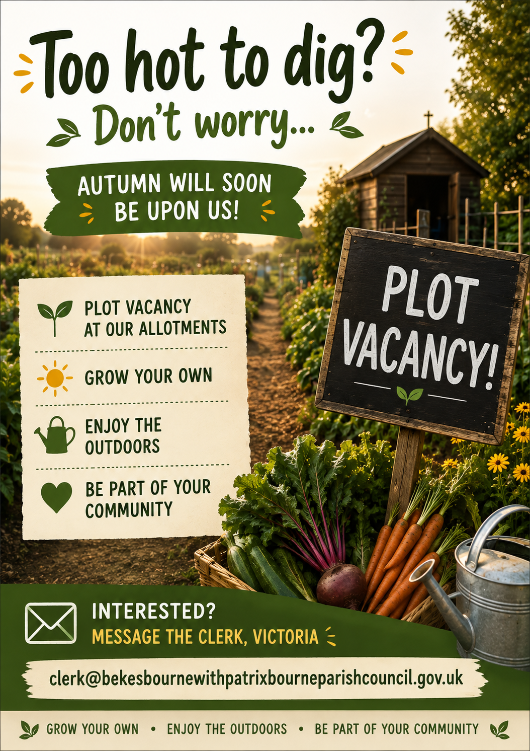 ALLOTMENT PLOT VACANCY
