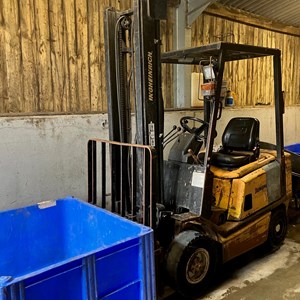 Forklift purchased by South Tetcott Hunt