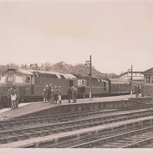 Alton Railway Station  c1965