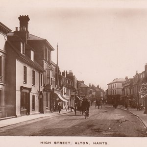 High Street - Postmarked 9.3.1917