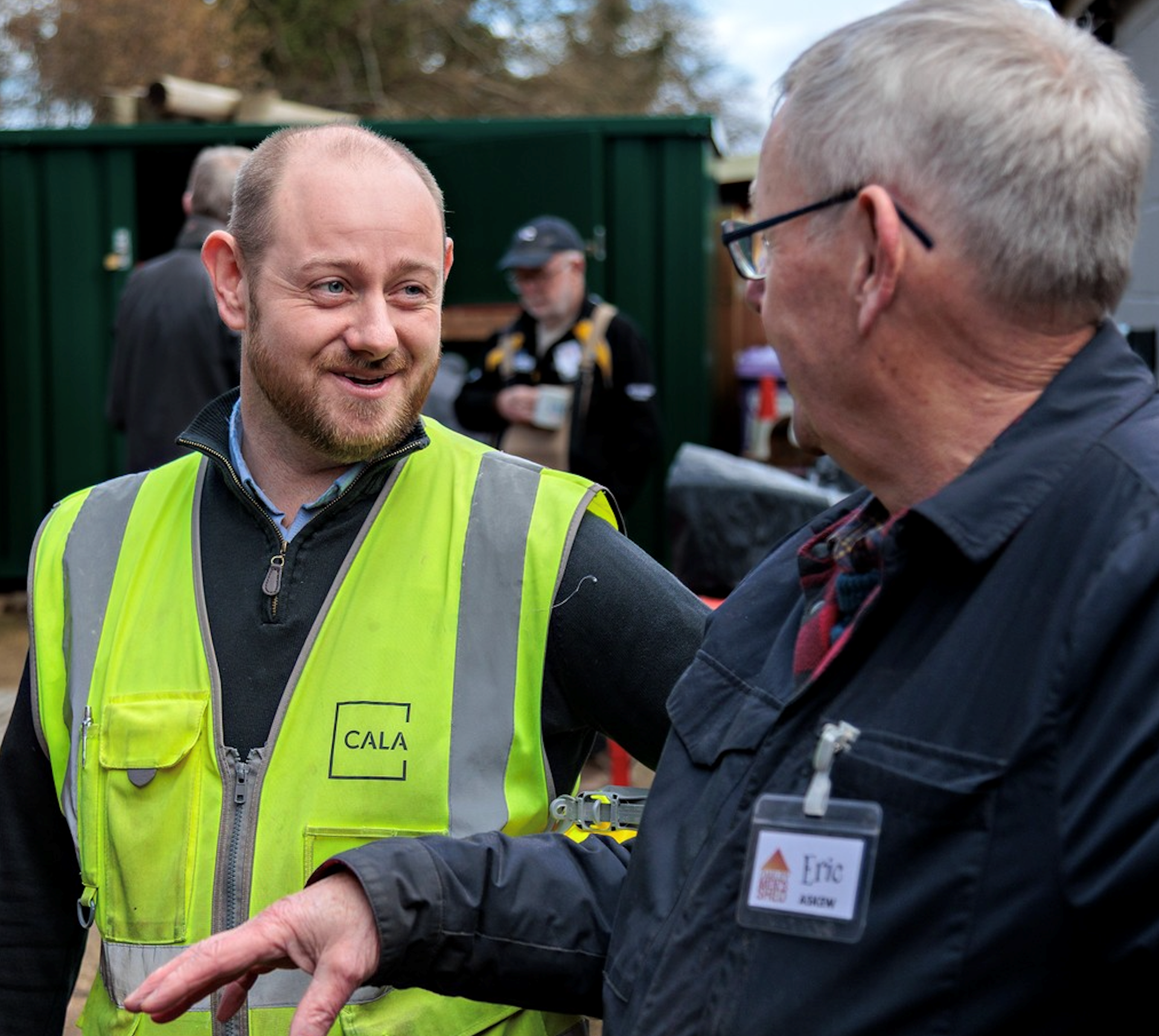 Cala Homes have been very generous to Oakley Men's Shed and recently paid us a visit