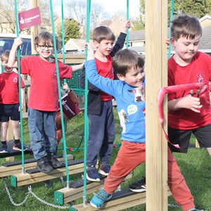 Martinstown Village Hall Opening of the new Playground Equipment