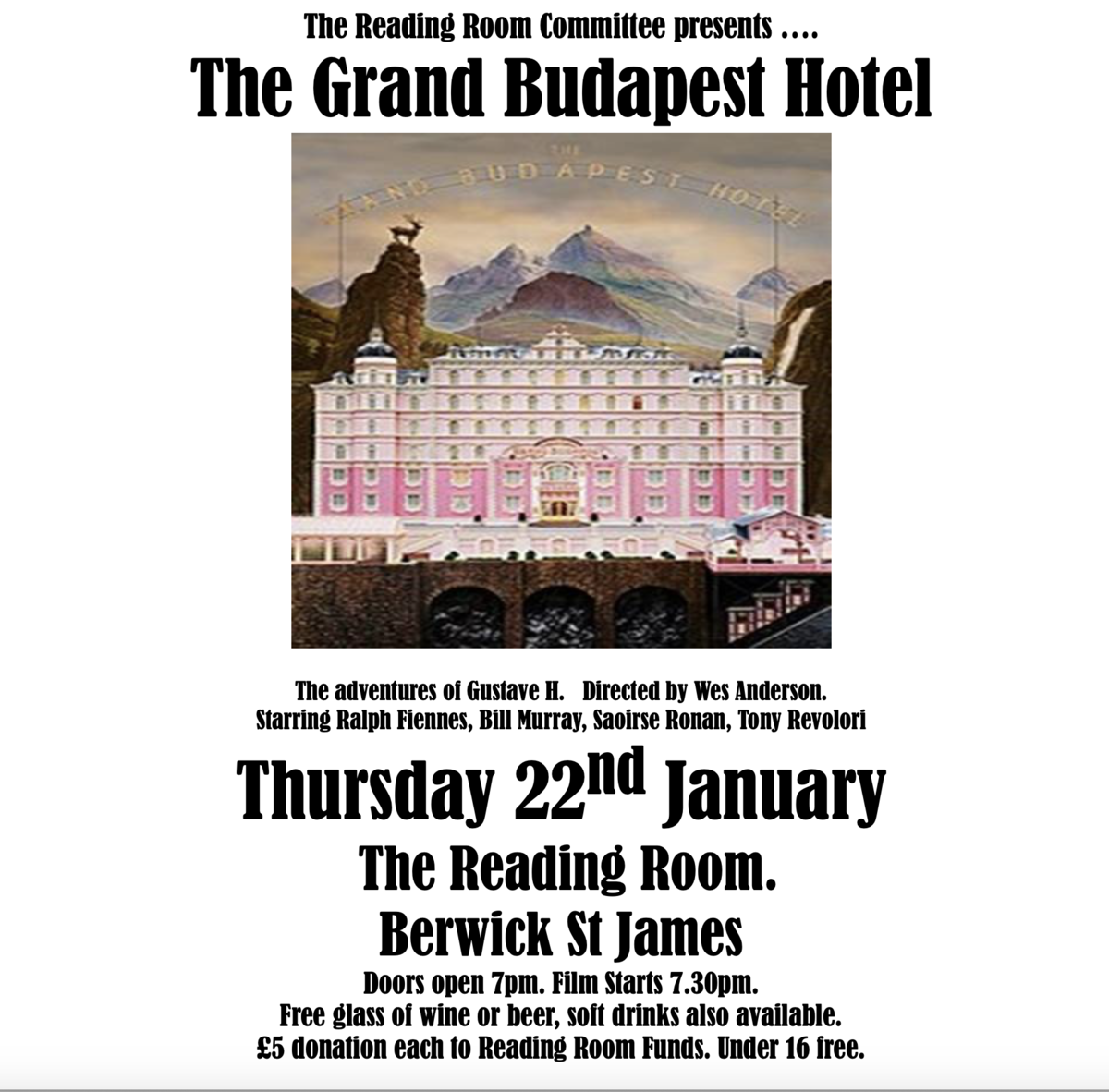 Berwick St James Parish The Grand Budapest Hotel