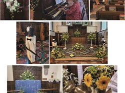 Clun Town Council with Chapel Lawn St George's Church