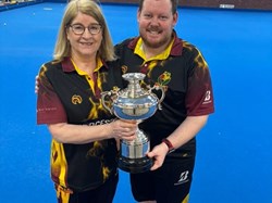 Jean Patterson and Dominic McVittie - County Mixed Pairs Winners