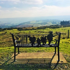 World War 1 Commorative Seat Clee Hill