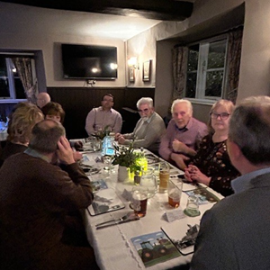 Current & past councillors join Tony and Janet Bracey