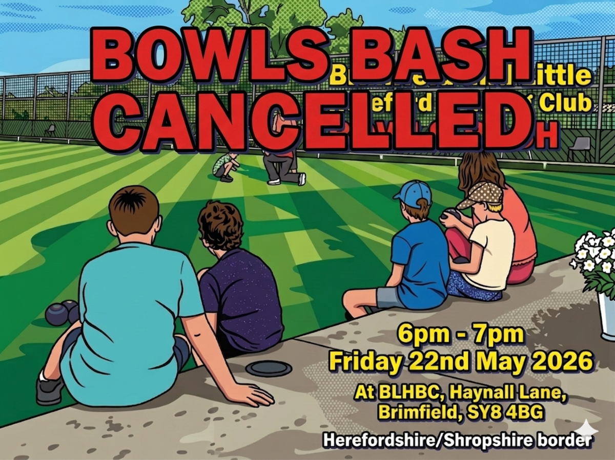 There will be bowls matches in play on Friday 22nd May that you are welcome to come along and watch but unfortunately there will be no opportunity to have a go yourself on the evening