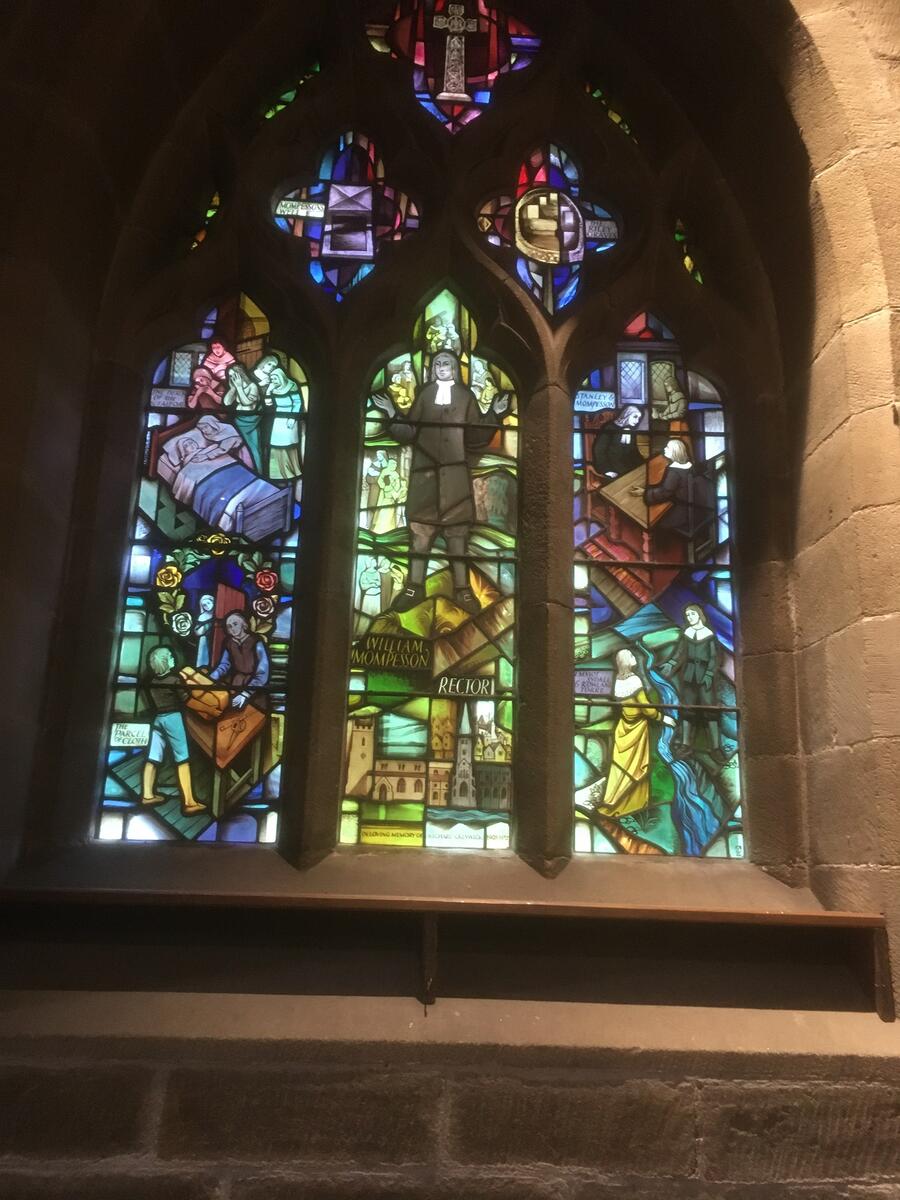 Window at Eyam Derbyshire