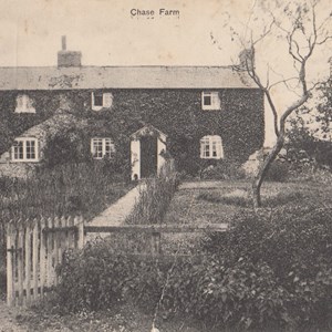 Chase Farm - Postmarked 22.02.1908