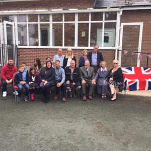 Whixall Social Centre Commemorative Bench Unveiling 29 May 22