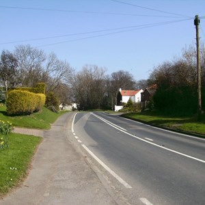 Main Road through Barnoldby le Beck
