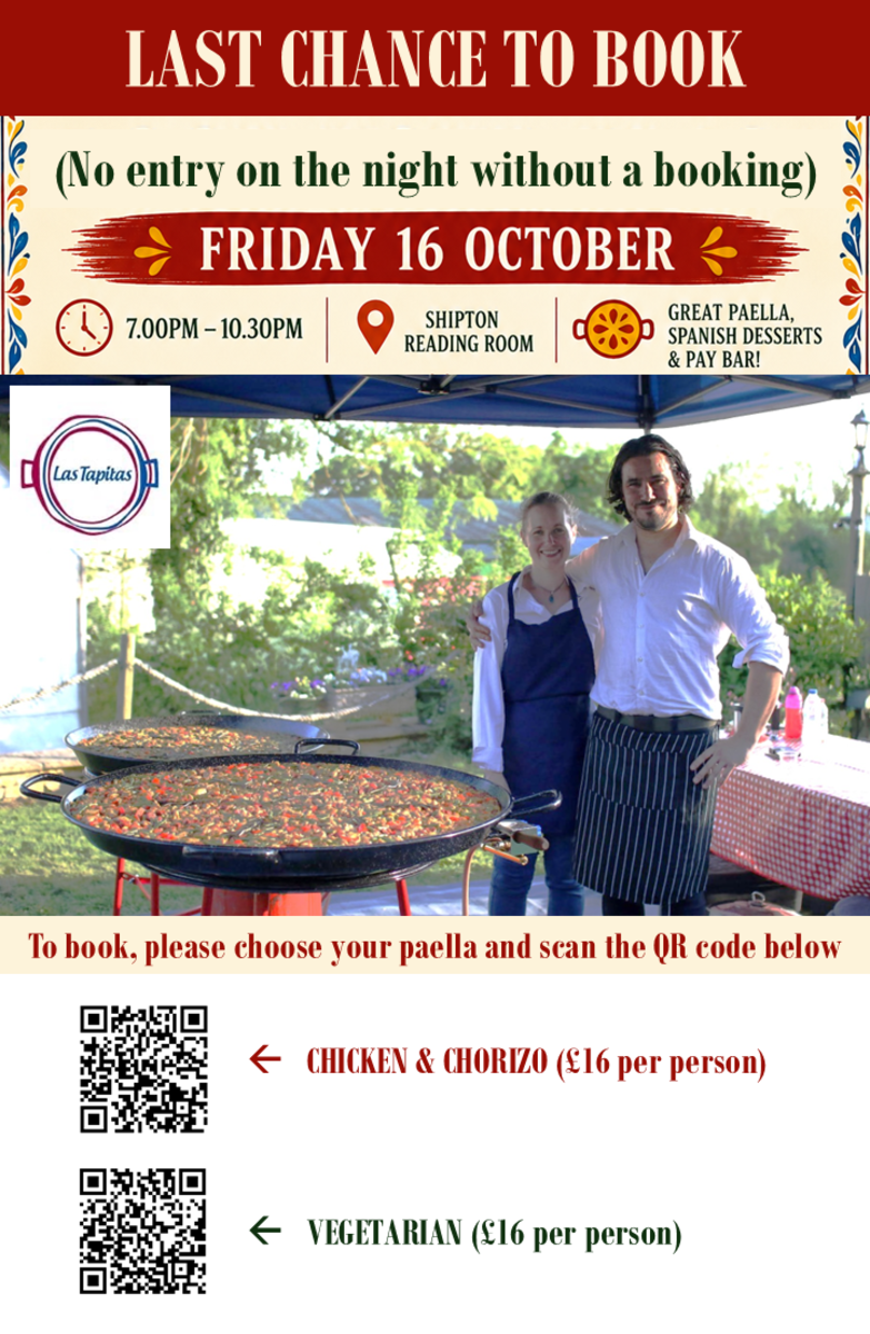 Shipton Village Paella Evening
