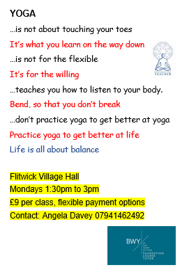 Flitwick Village Hall What's On