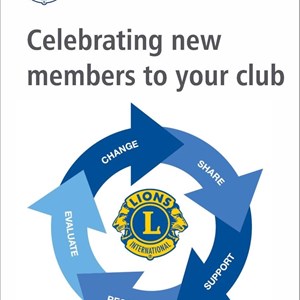 Crewe Lions Club Celebrating new members to the club
