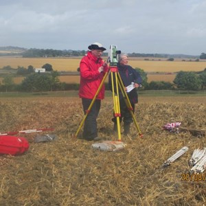 Steve Clark and Janet Firth on Total Station