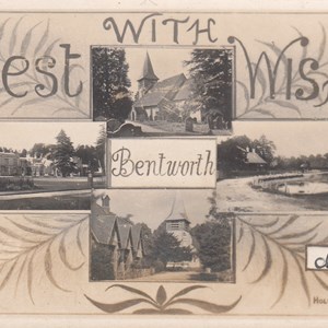 Bentworth Multi View Postcard - Postmarked 24.12.1906