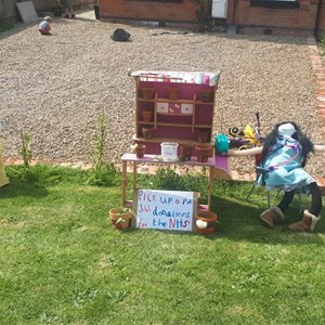 Bleasby Community Website Scarecrows, Pallets & Cones 2020