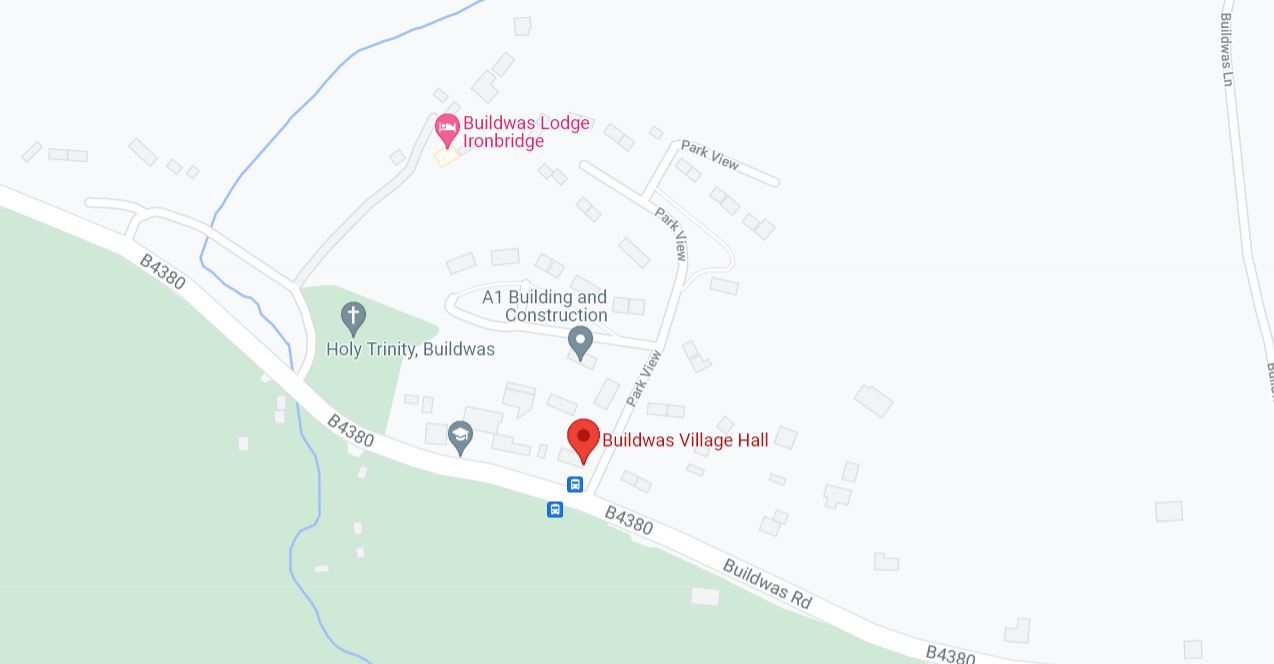 Buildwas Village Hall Location