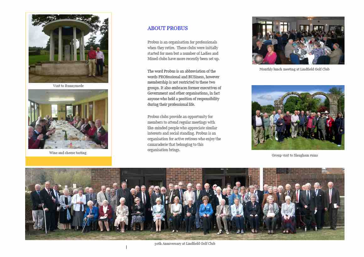 Haywards Heath and District Probus Club Home