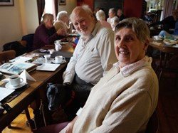 The Drovers - Meeting to discuss The Pound. Stuart and Judith Swinsco