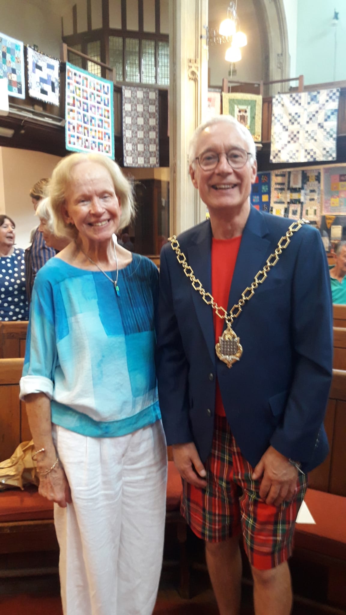Our Conductor and Romsey Mayor, Collin Burgesse Goreg