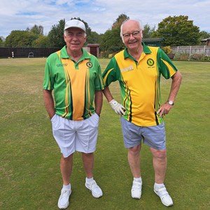 Finalists Open Novice Singles - Mark Simmons & Eddie Pearson