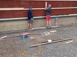 Ibstock Bowls Club Recladding the clubhouse