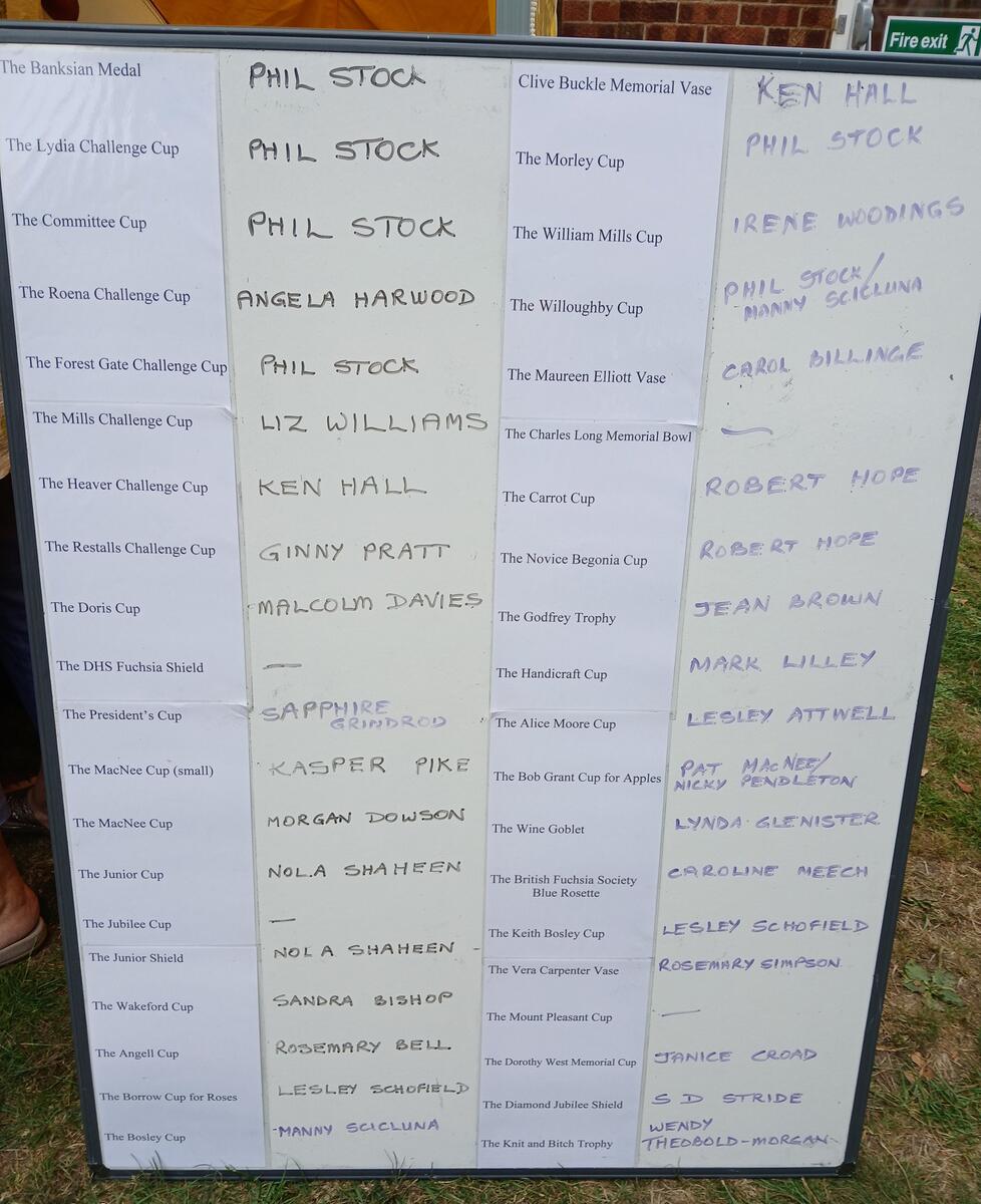 Cup Winners Summer Show 2025