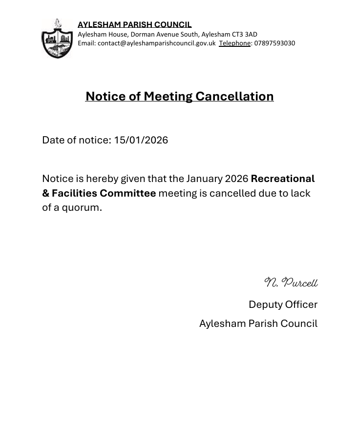Aylesham Parish Council Home