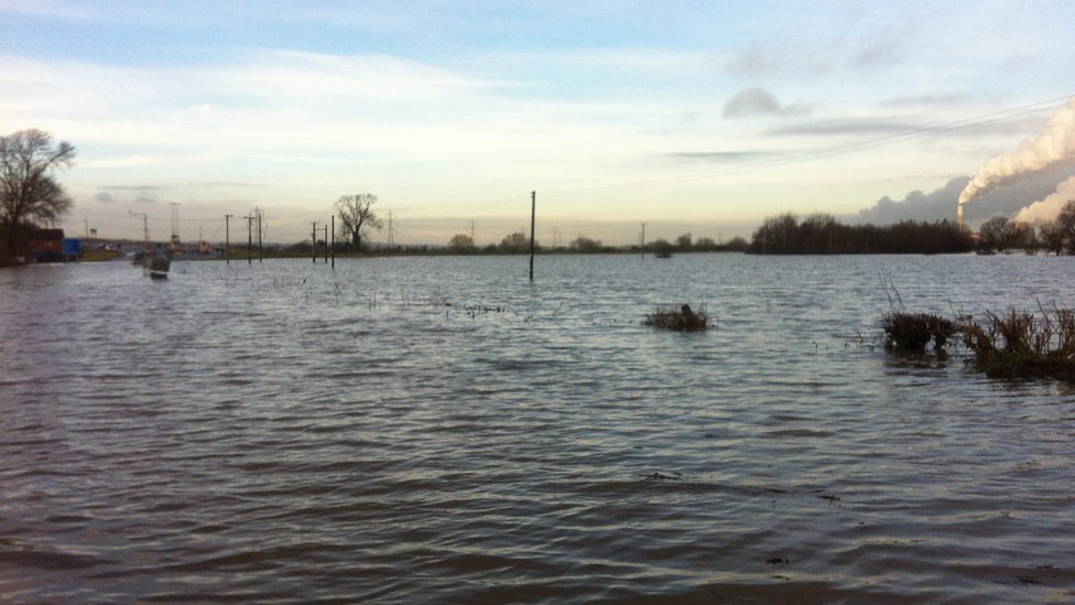River Trent in full flood