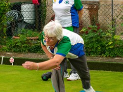 2024 Ladies 4 woods Margaret and Penny in action